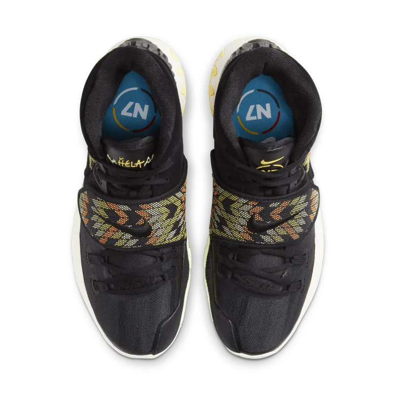 Nike Kyrie 6 N7 Black (2020) Black/Pure Platinum-Citron Pulse-Black (DA1348-001)