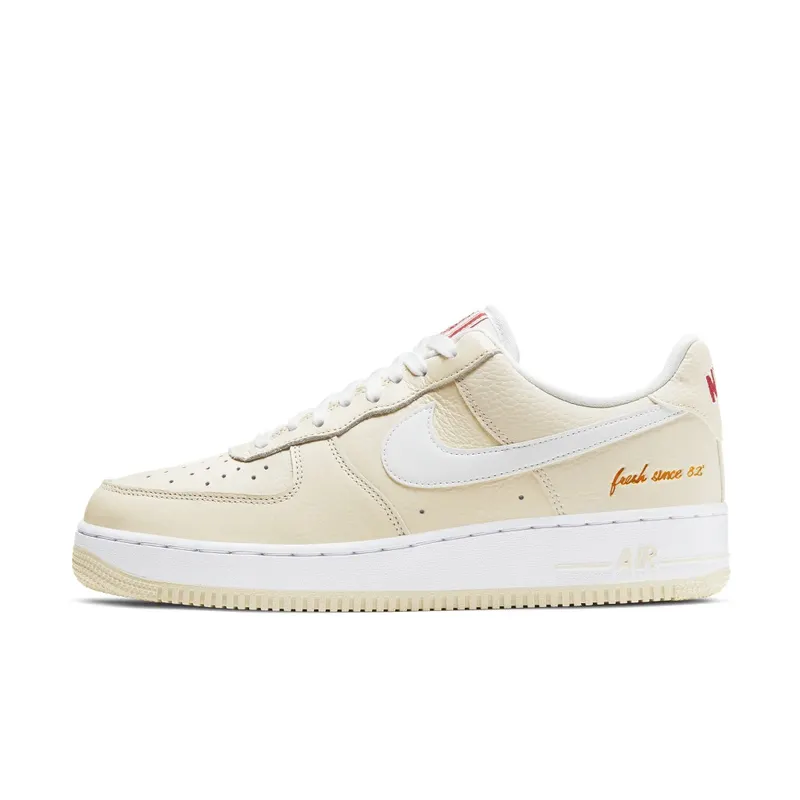 Nike Air Force 1 Low Popcorn Coconut Milk/White-University Red (CW2919-100)