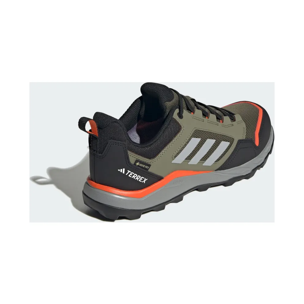 Adidas Tracerocker 2.0 GORE-TEX Trail Running Olive Strata / Charcoal Solid Grey / Semi Impact Orange (JI1305)
