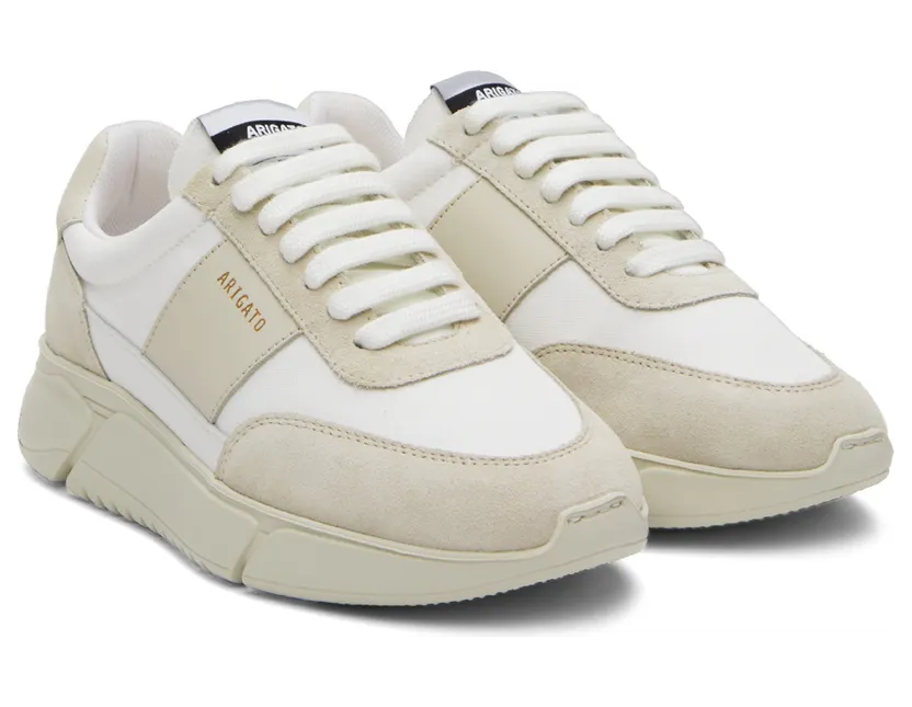 Axel Arigato White & Grey Genesis Vintage Runner Sneakers (84077) (4)