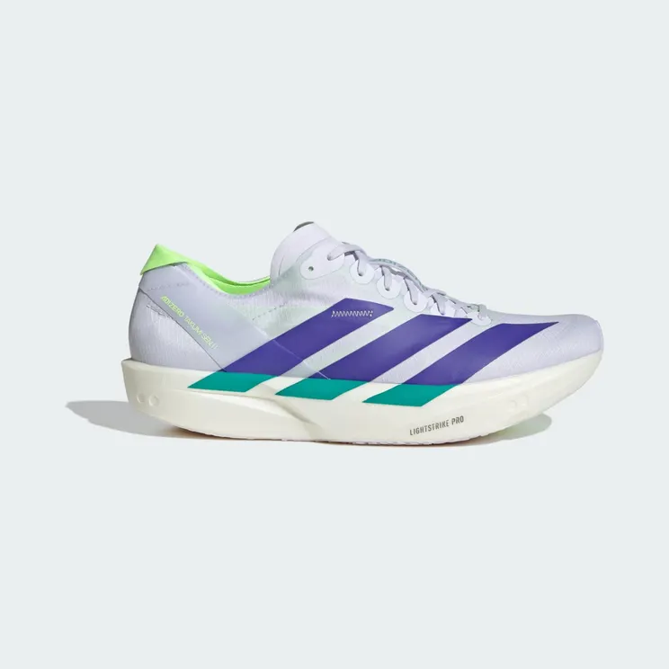 adidas Adizero Takumi Sen 11 Running “Frozen Purple / Solar Purple / Equipment Green” (KI5712)