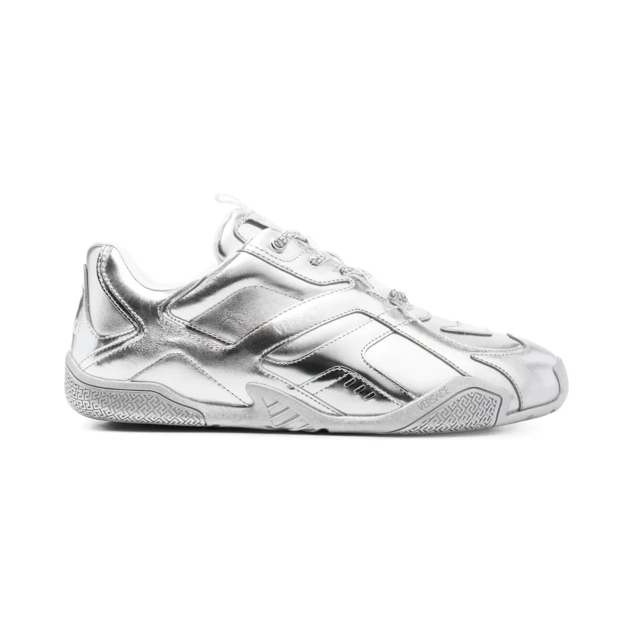 Versace met metallic-effect en logo-print “Silver” (10178781A14374)