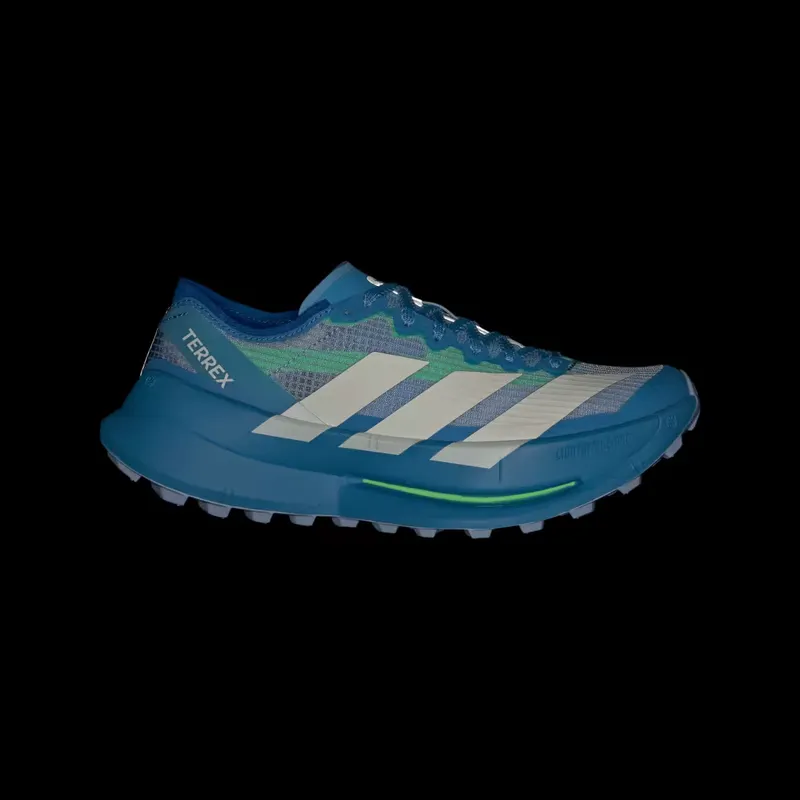 adidas Terrex Agravic Speed Ultra 2 Trail Blue White Lime Burst (JS3535)