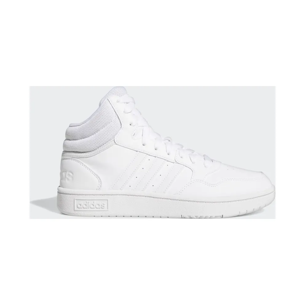 adidas Hoops 3.0 Mid Classic Schuh Cloud White / Cloud White / Dash Grey (GW5457)