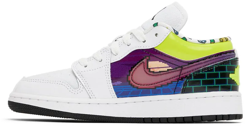 Nike Jordan Kids White Air Jordan 1 Big Kids Sneakers (DM8969-114)