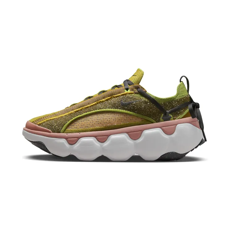 Nike Flyknit Bloom “Pear / Bronzine / Volt / Dark Smoke Grey” (FD2149-300)