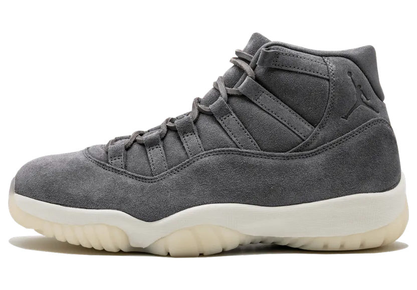 Jordan 11 Retro Pinnacle Grey Suede