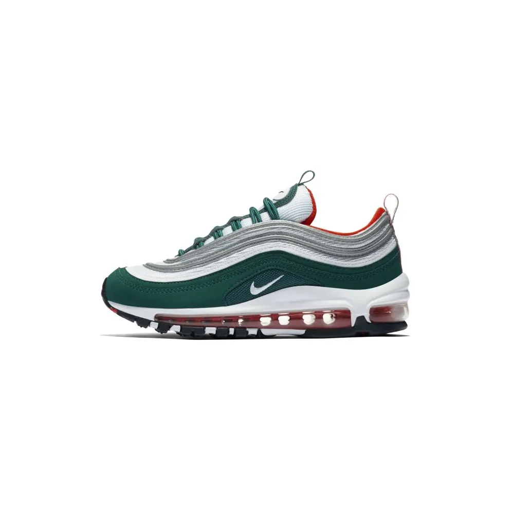 Nike Air Max 97 Miami Hurricanes (GS) Rainforest/White-Team Orange-Black (921522-300)
