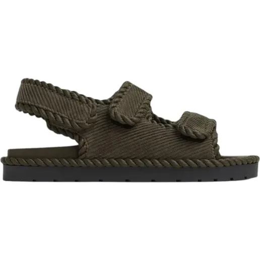 Bottega Veneta Jack Strap Sandals Green (775343 V4JF0 3347)