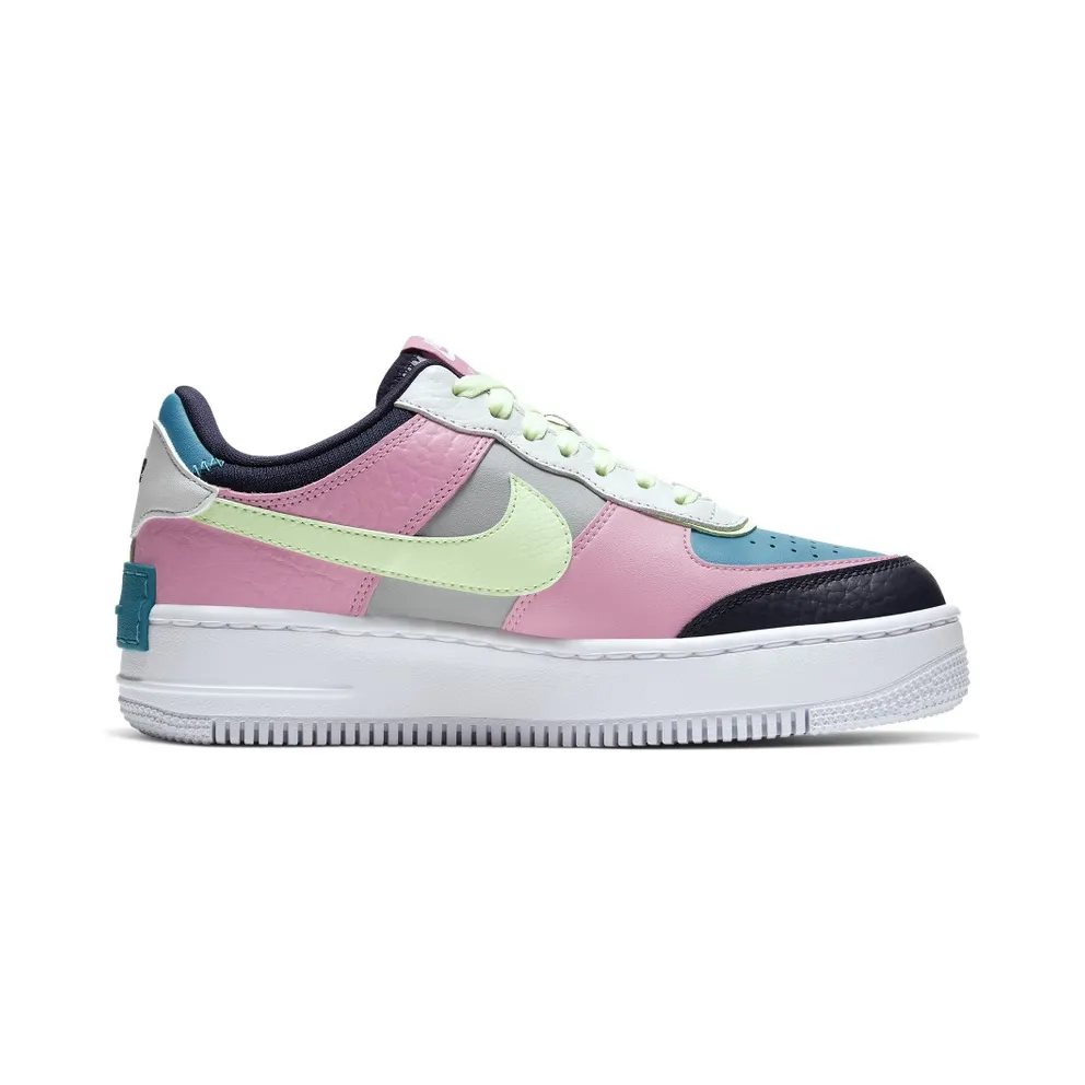Nike WMNS Air Force 1 Shadow Barely Volt Oracle Aqua (2020) (CK3172-001)