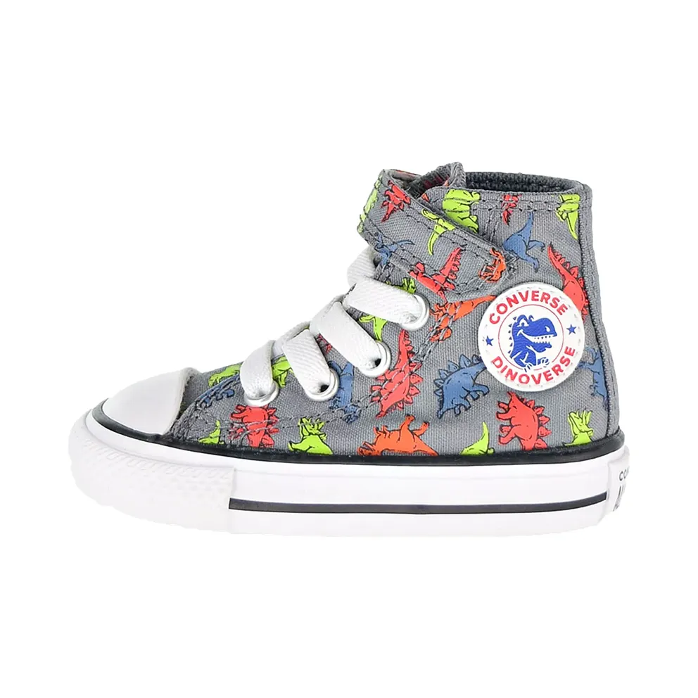 Converse Dinoverse Hook and Loop Chuck Taylor All Star High Top Cool Grey/black/white (766202C)
