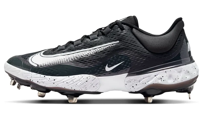 Nike Alpha Huarache Elite 4 Low Black Dark Smoke Grey White (DJ6521-003)