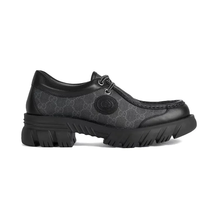 Gucci Lace Up GG Monogram Black (674367 96GD0 1000)