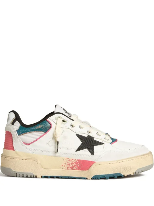 Golden Goose Forty2 leren sneakers – Beige (GWF00630F007371)