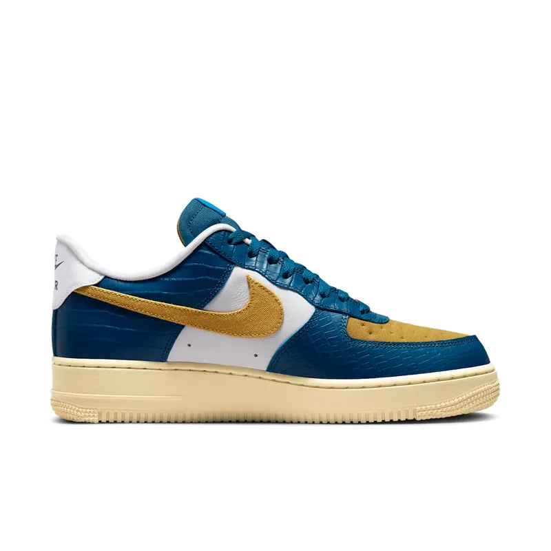 Nike Air Force 1 Low Undefeated Dunk Vs. AF1 Croc Blue Yellow (DM8462-400)
