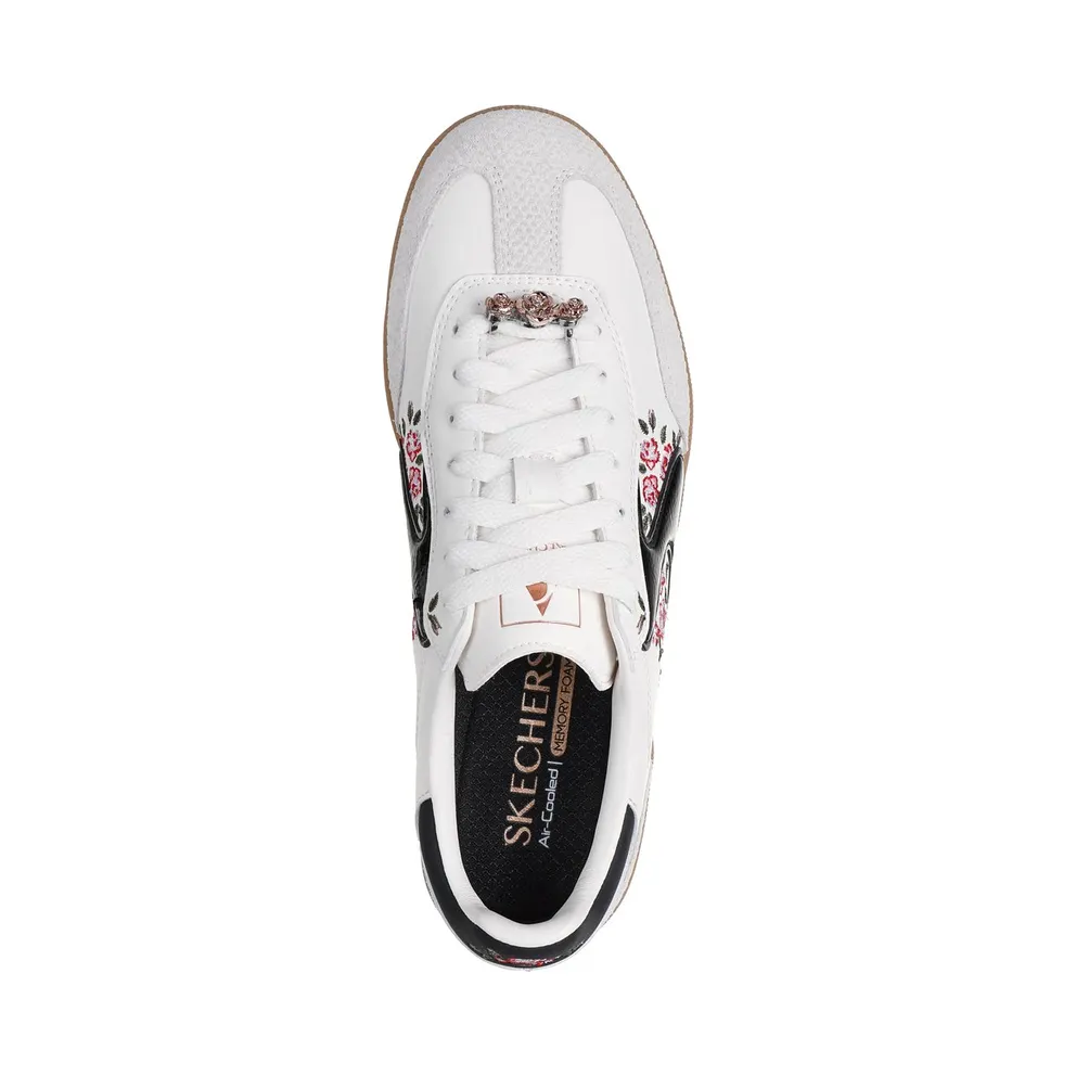 Skechers Hotshot – Fiercely Floral Sneaker White