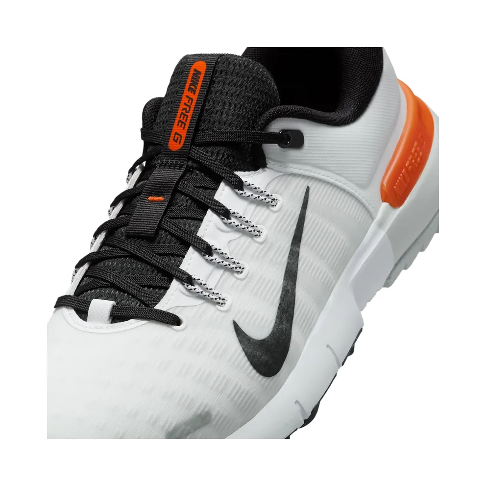 Nike Free Golf Next Nature “White Safety Orange Black” (FN0332-103)