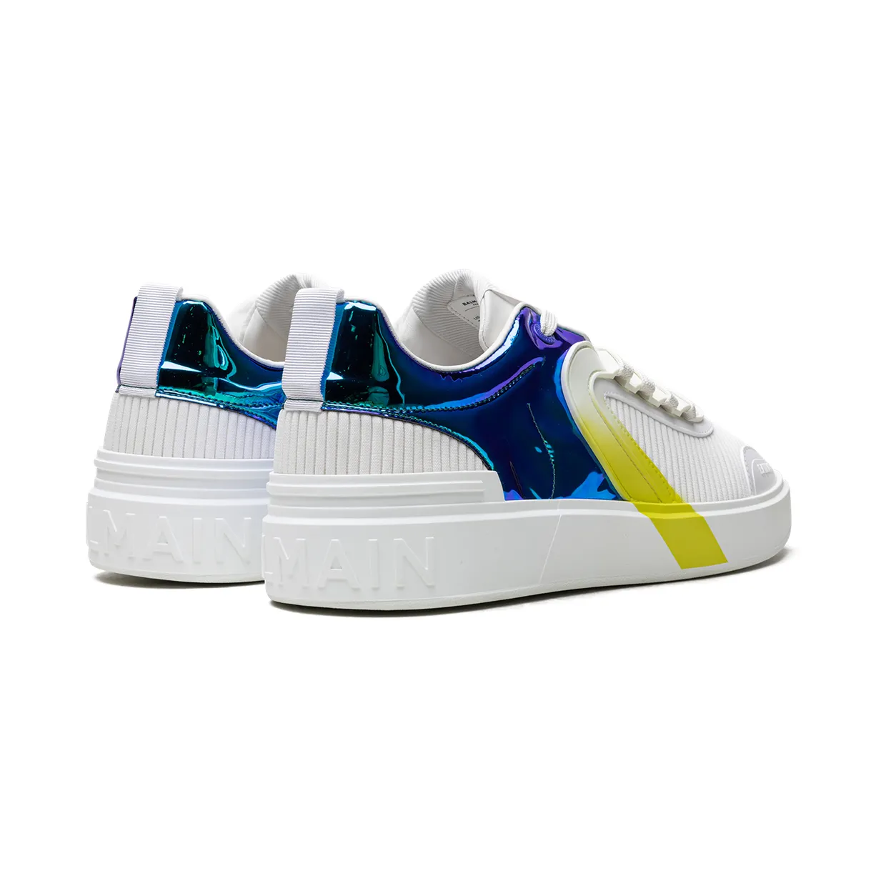 Balmain B Court Trainer Low “Volt Blue” (YM0VI292TMMP) (2)