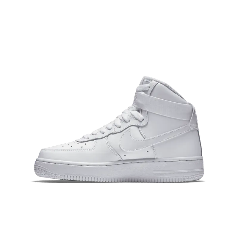 Nike Air Force 1 High White (GS) White/White (653998-100)