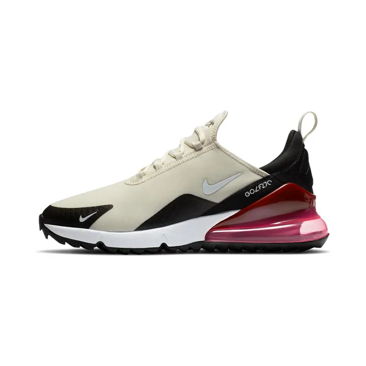 Nike Air Max 270 Golf “Light Bone / Black / Hot Punch / White” (CK6483-002)