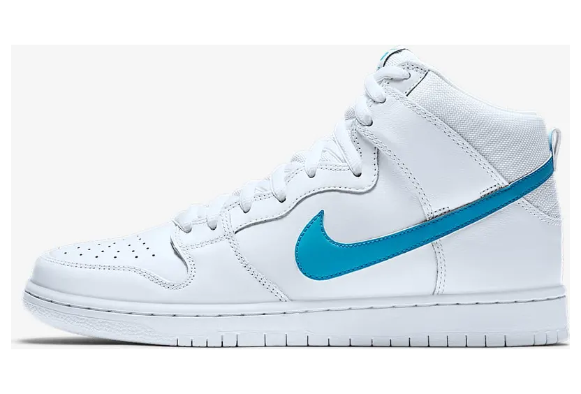 Nike SB Dunk High Mulder “White / Orion Blue” (881758-141)