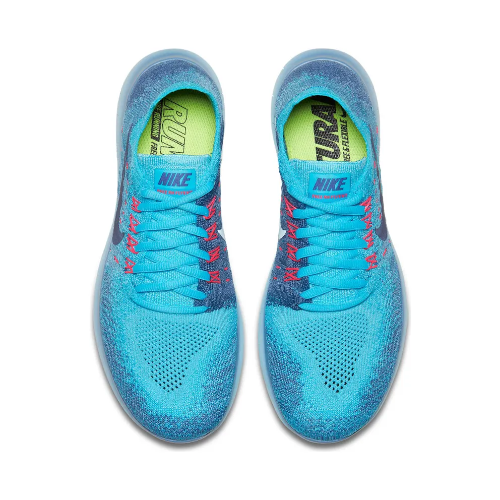 Nike Free RN Flyknit 2017 Work Blue/Dark Obsidian (W) (880844-400)