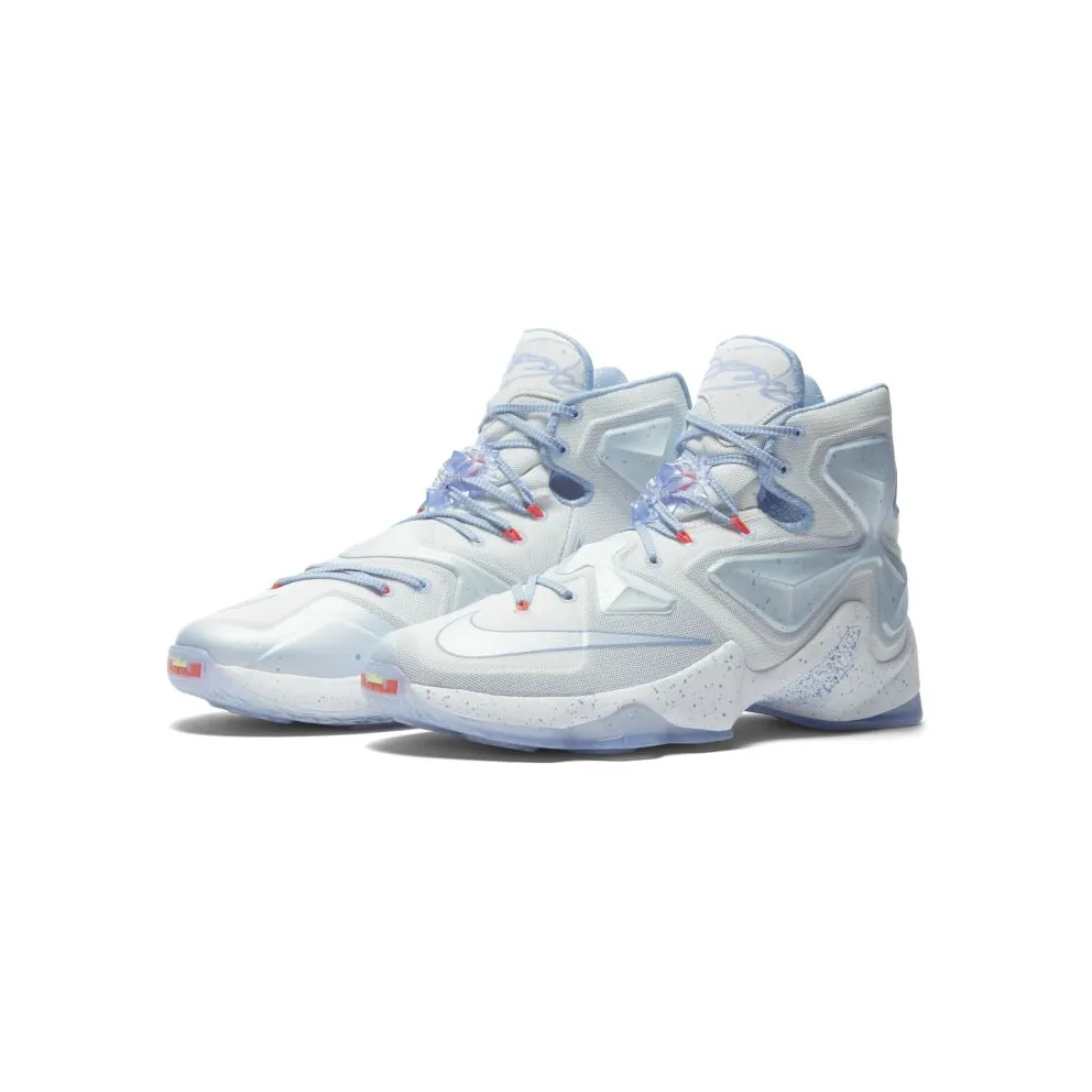 Nike LeBron 13 Christmas White/Blue Tint-Blue Lagoon (816278-144)