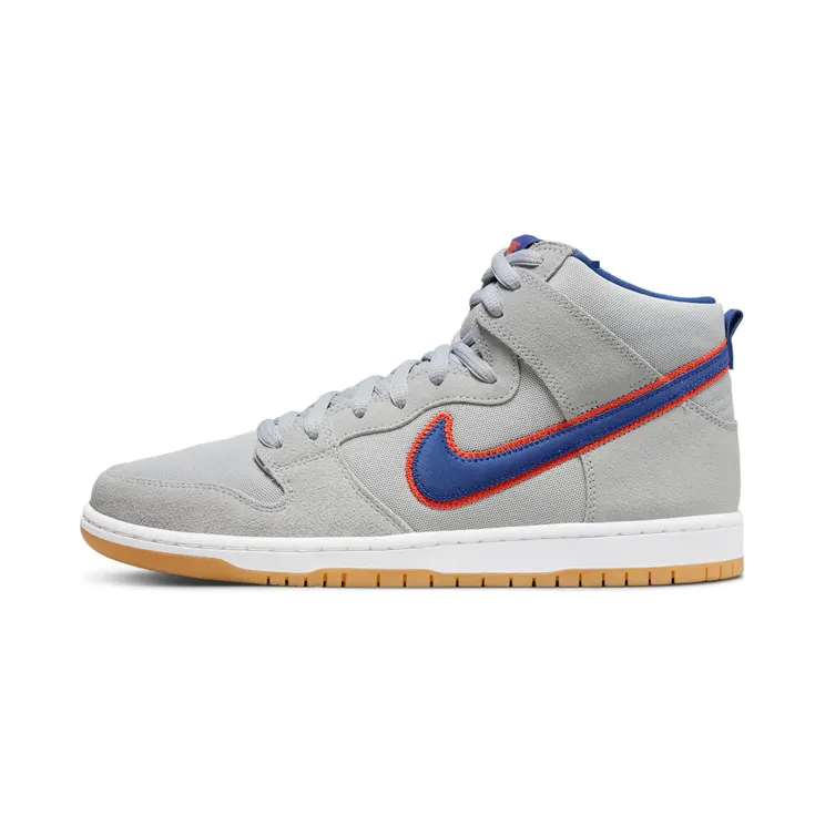 Nike SB Dunk High New York Mets – “Cloud Grey / Team Orange / White / Rush Blue” (DH7155-001)