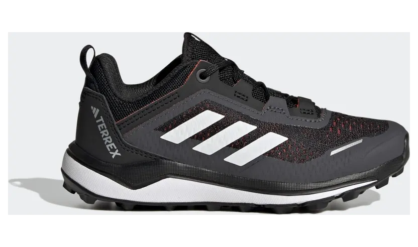 adidas TERERX Agravic Flow Trailrunning-Schuh Core Black / Crystal White / Solar Red (HQ3502)