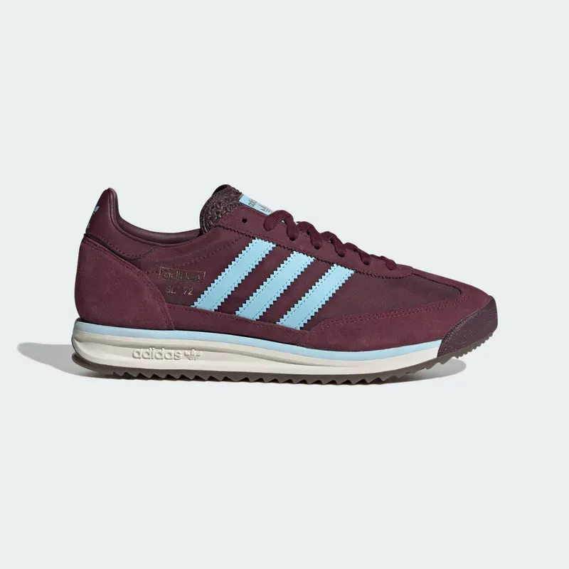Adidas SL 72 RS Shoes Maroon / Icey Blue / Gum (KK3645)