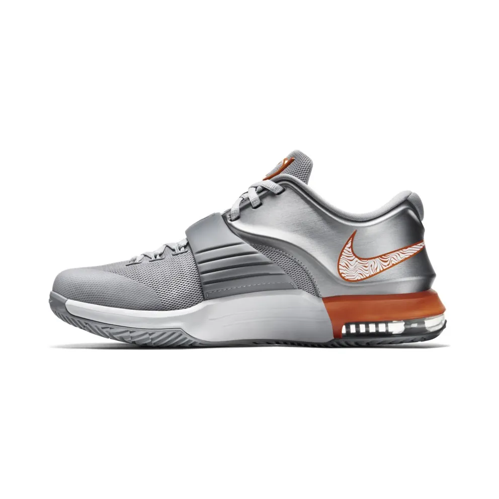 Nike KD 7 ‘Wild West’ Metallic Silver/Urban Orange-Wolf Grey-Pure Platinum (653996-080)