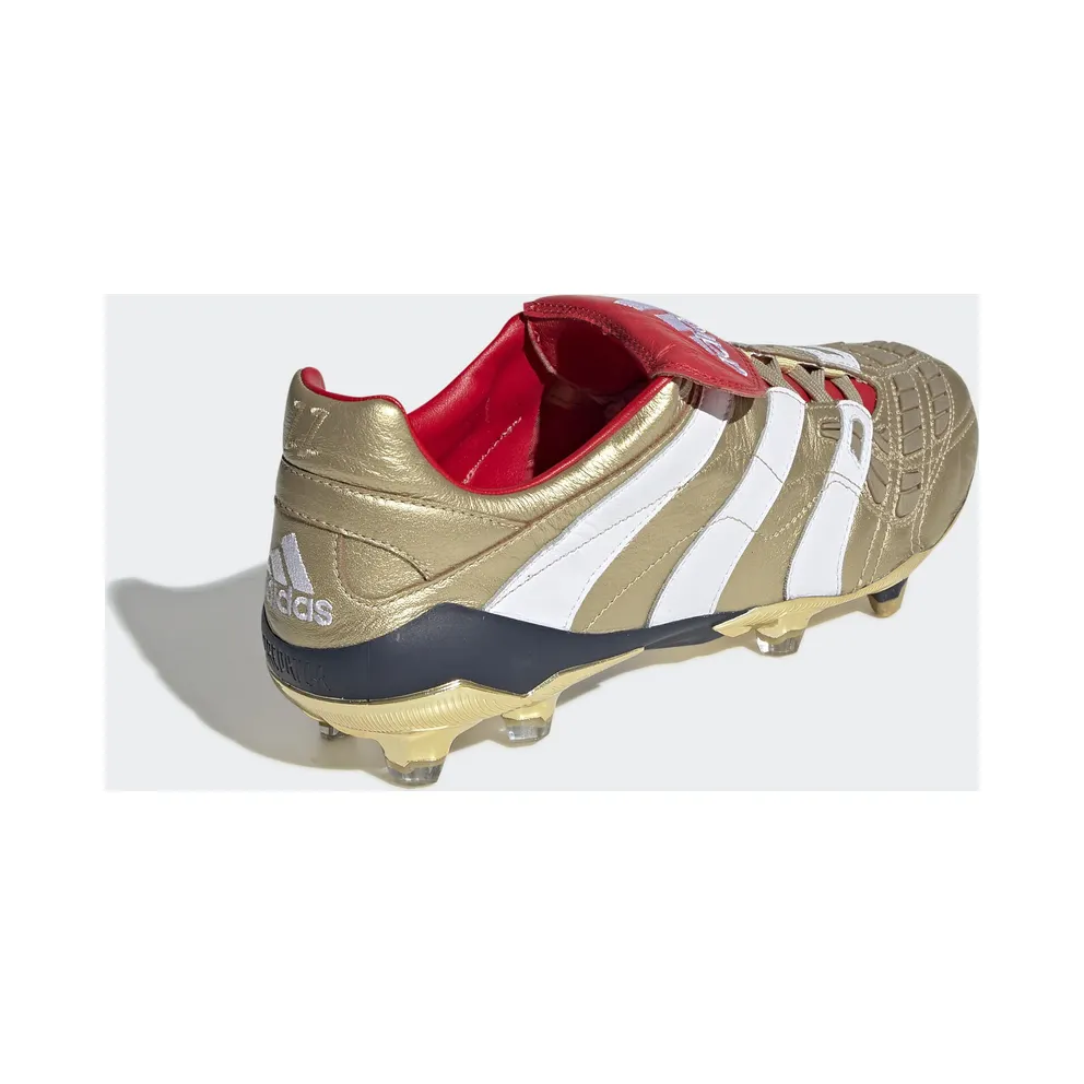 adidas Predator Accelerator FG 25 Year Pack Zidane Gold Metallic/Running White/Scarlet (F37076)