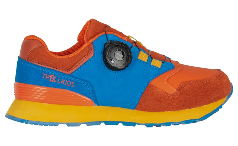 Trollkids sneaker Red Clay / Dynamic Blue / Mustard (744-423)