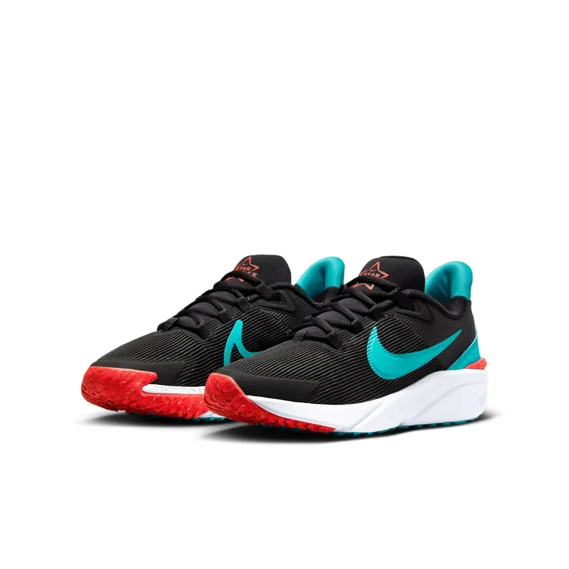 Nike Star Runner 4 Black Bright Crimson White Dusty Cactus (DX7615-009)