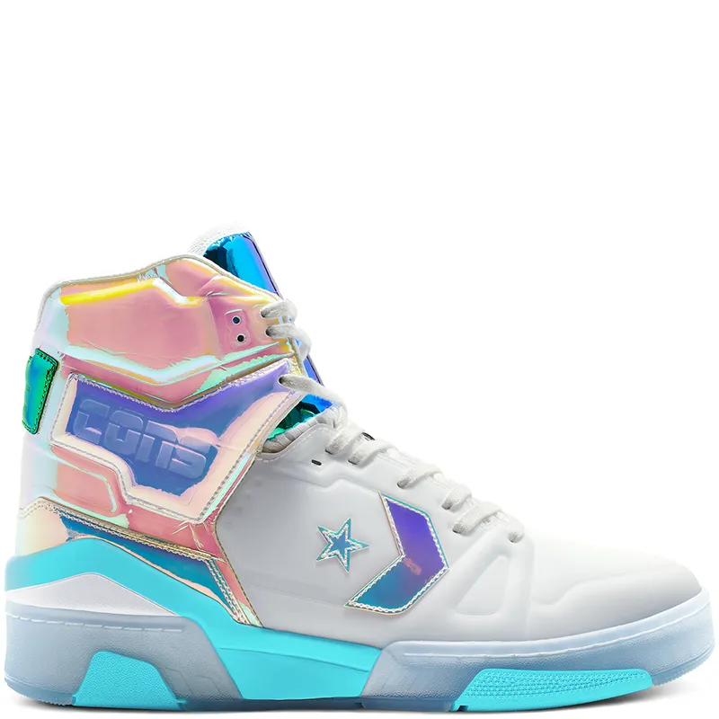 Converse ERX Impress Hi Iridescent White/Bold Jade-Gnarly Blue (163778C)