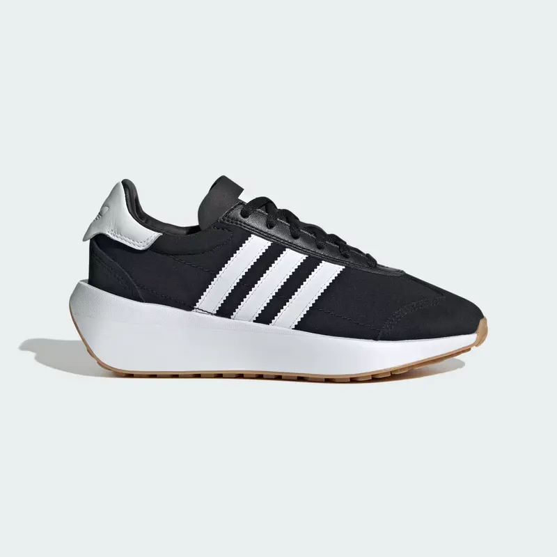 adidas Country XLG Shoes Kids “Core Black / Cloud White / Cloud White” (IF3696)