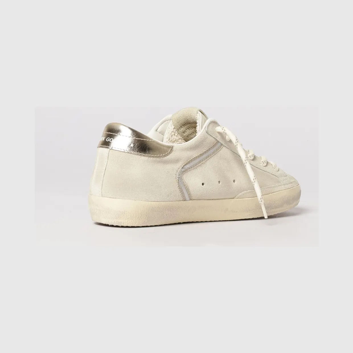 Golden goose Super-Star Used Suede Sneakers Beige (GWF00101F00809415647) (2)