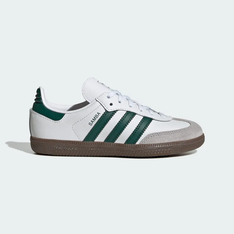 Adidas Samba OG PS “White Collegiate Green Gum” (JQ2840)