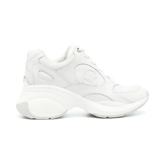 Michael Kors Zuma leren met vlakken “White” (43H3ZUFS2L)