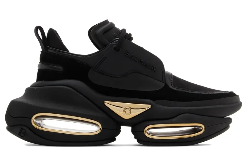 Balmain Black B-Bold Sneakers (XN1VI541LSLD)