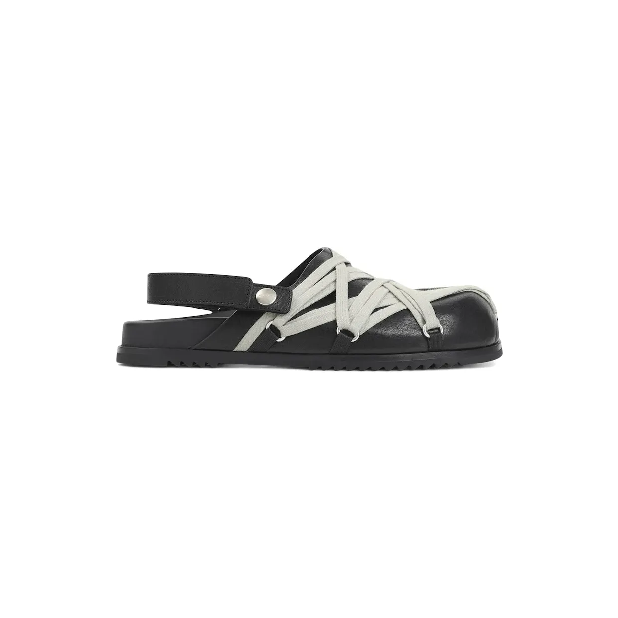 Rick Owens Megalace Granola Mule Black (RU01F2813-LGYW1-09)