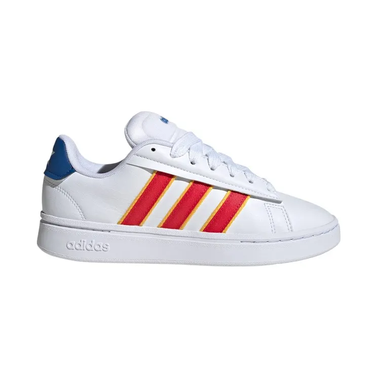 adidas Grand Court Alpha 00s Cloud White Pure Ruby Royal Blue (JQ0027)