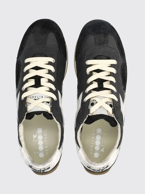 Diadora Suede and Nylon Equipe Black (20118280680013)
