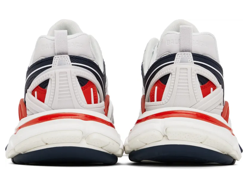 Balenciaga Gray & Orange Track 2.0 Open Sneakers (568614-W3AE2-1248) (2)