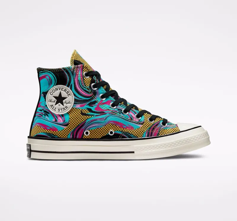 Converse Chuck 70 ’90s Marbled Goldtone/egret/washed Teal (A00421C)