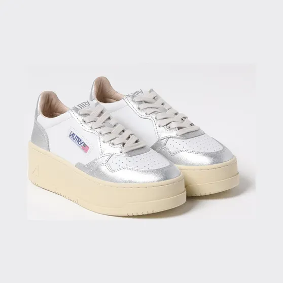 Autry Sneakers Silver (PTLWWB18)