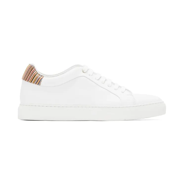 Paul Smith White Signature Stripe Basso Sneakers (M1S-BAS14-ATRI)