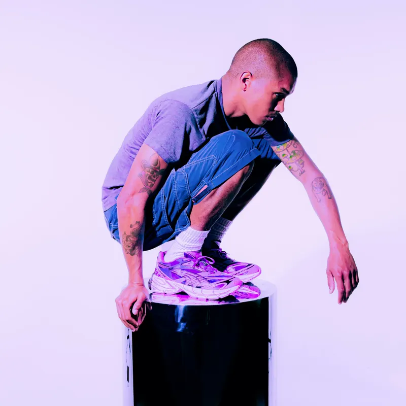 Puma x PLEASURES Velophasis Overdye Purple (391696-01)