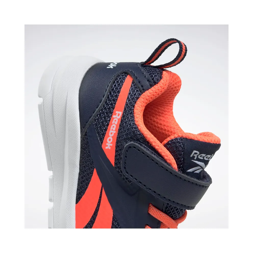 Reebok Rush Runner 3 TD Shoes Vector Navy / Orange Flare / White