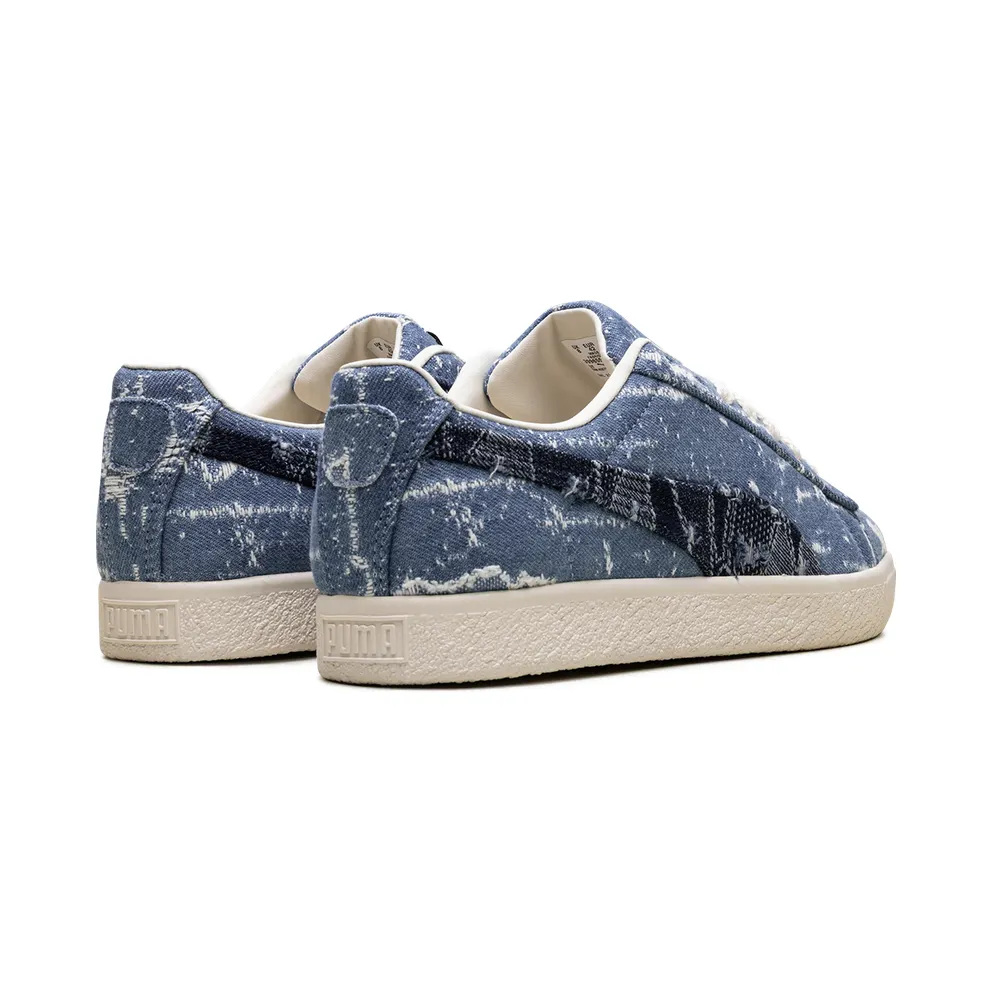 Puma Clyde “Faded Denim Frosted Ivory” (399655-01)
